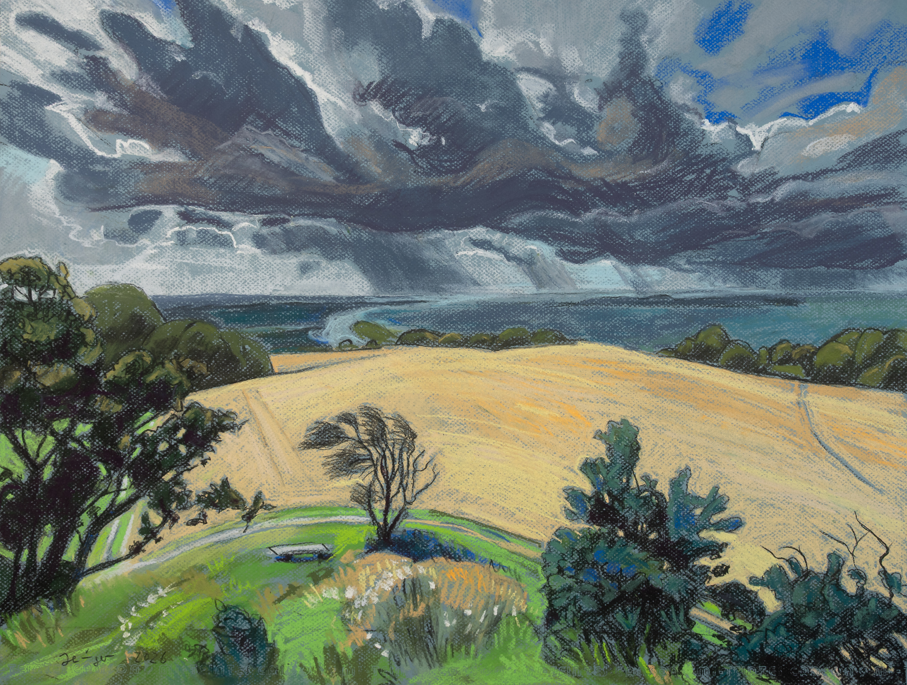 Dänemark - Gewitter über Nexelø