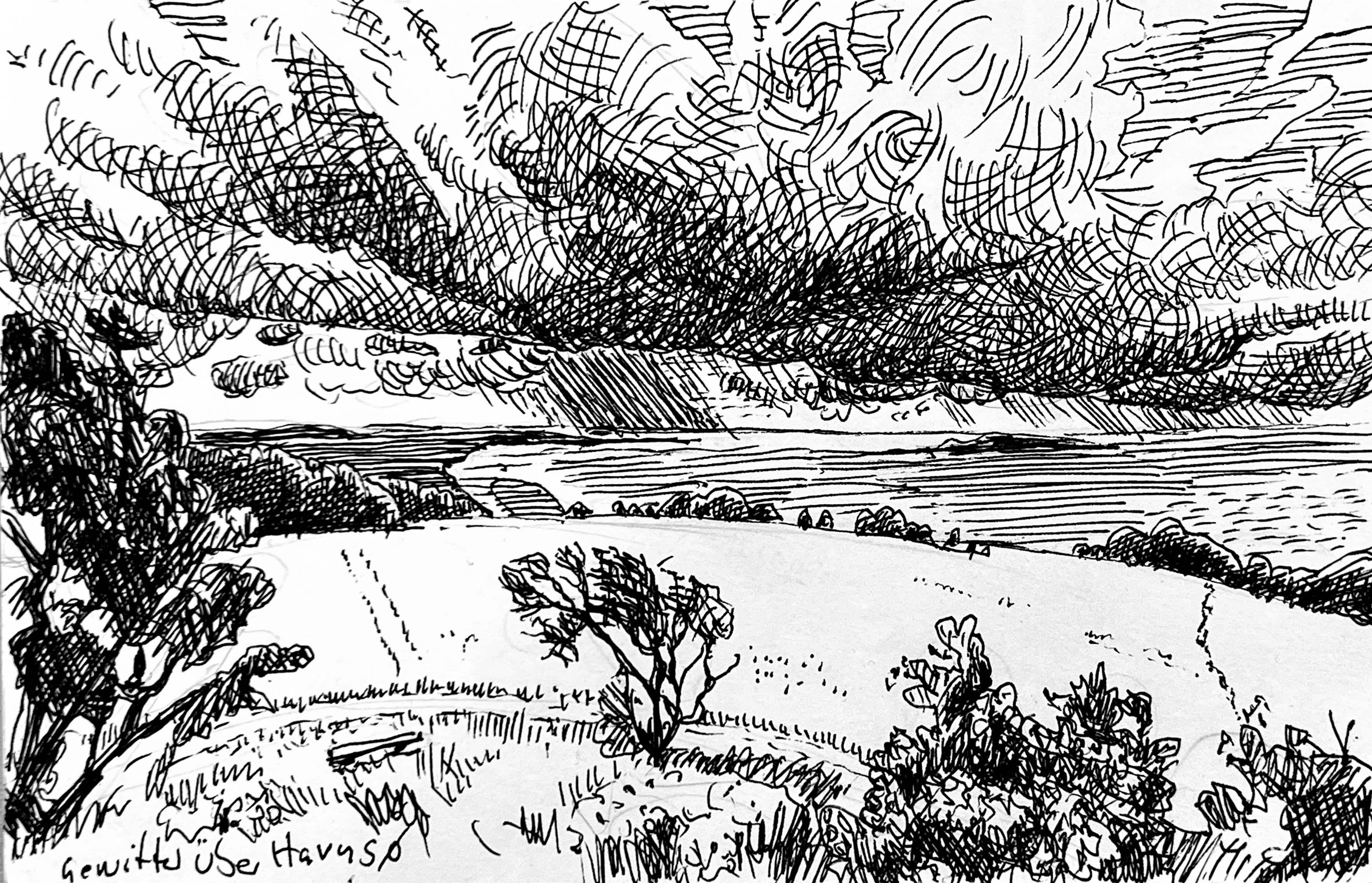 Dänemark - Gewitter über Havnsø