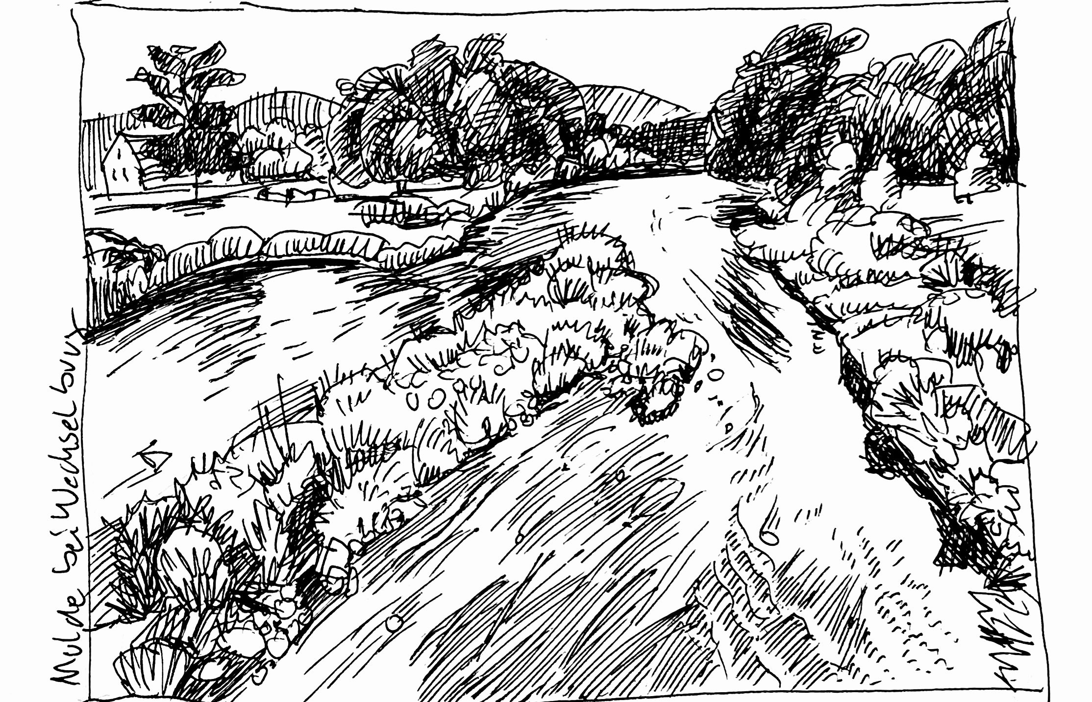 Mulde bei Wechselburg