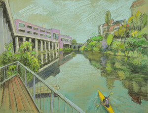 Leipzig - Stelzenhaus am Karl-Heine-Kanal