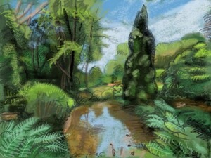 Normandie - Garten im Valèe des Moulins