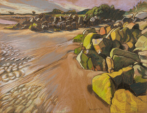 Normandie - Strand bei Ebbe 2